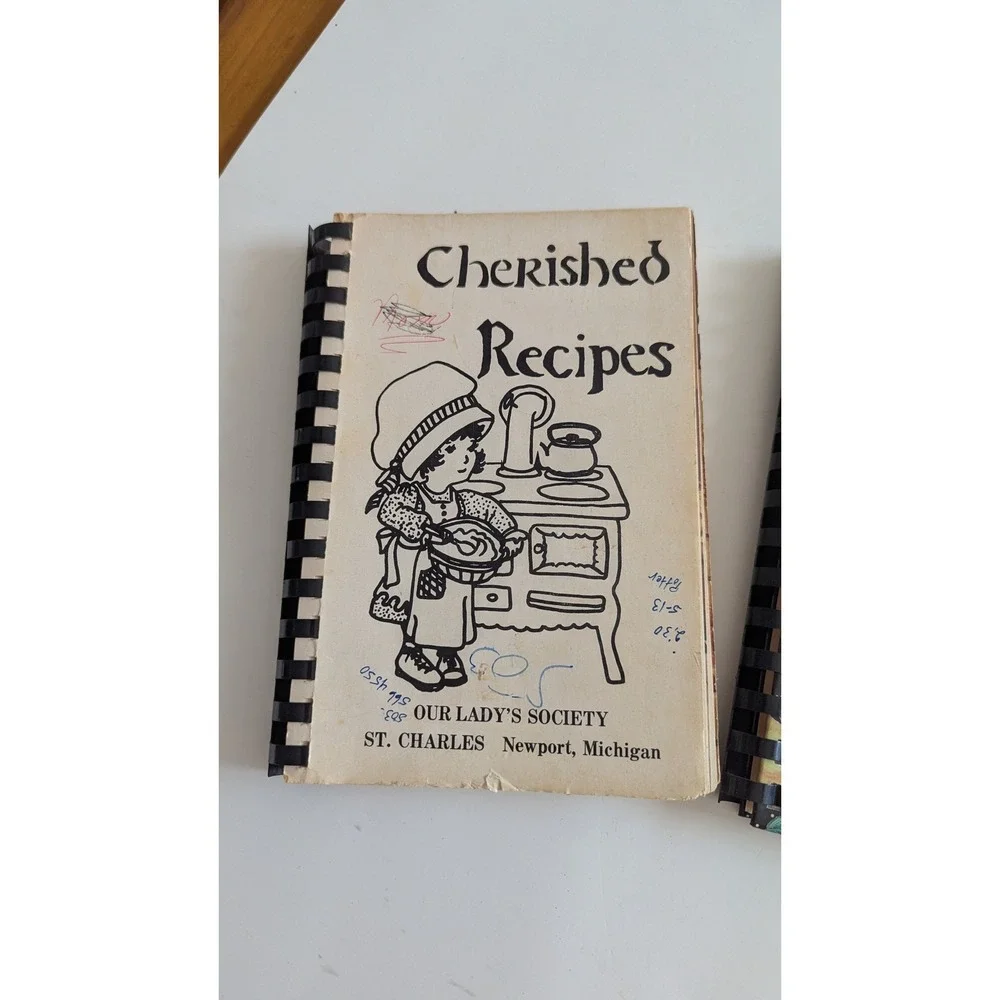 Vintage Cookbook Bundle Lot of 5 Campbell's Church Community Spiral Recipes 90s